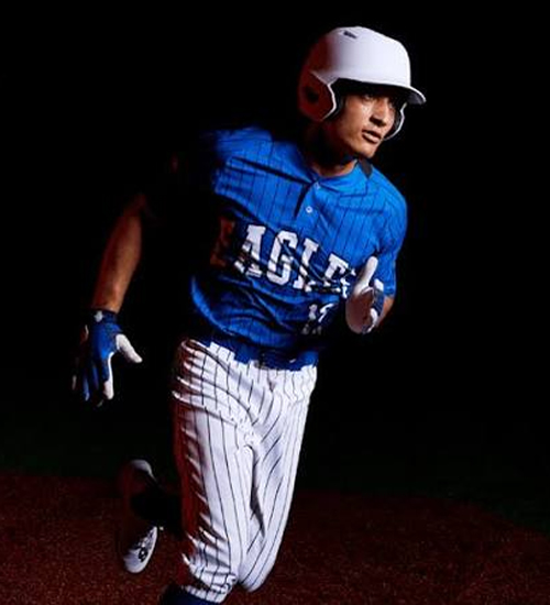 Complete baseball team uniform set