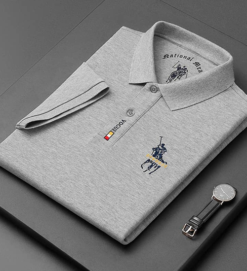 Custom polo shirt fit and construction