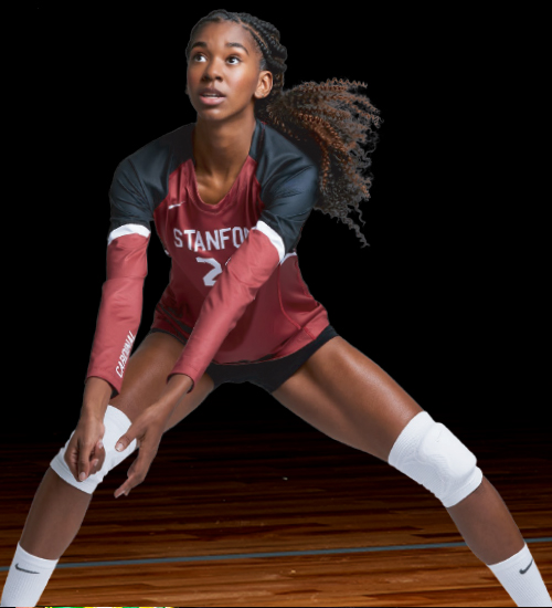 Volleyball team uniforms and custom team branding